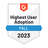 Badge for Highest User Adoption for Fall 2023